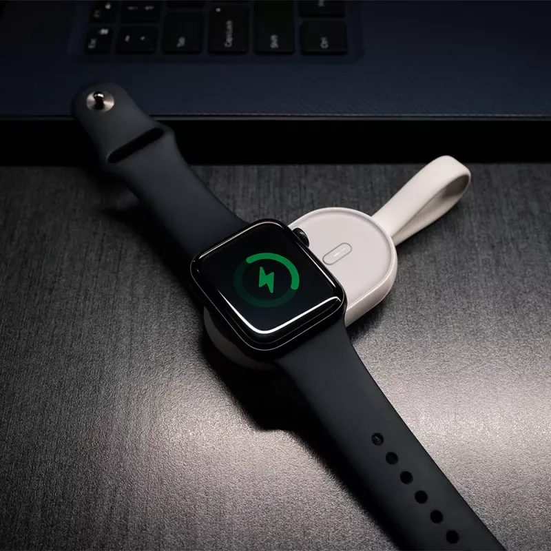 Kabelloses Powerbank-Ladegerät Tellur TLL151441 1200 mAh für Apple Watch – tragbares kabelloses Ladegerät