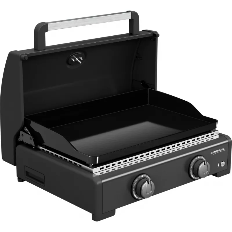 Gas Plancha Campingaz Onyx 2 2217205 — 2-Flammen-Plancha mit gusseiserner Kochfläche