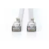 schlank-Patchkabel DIGITUS CAT6A F-FTP, 7 m, grau, RJ-45–RJ-45, 10 Gbit/s