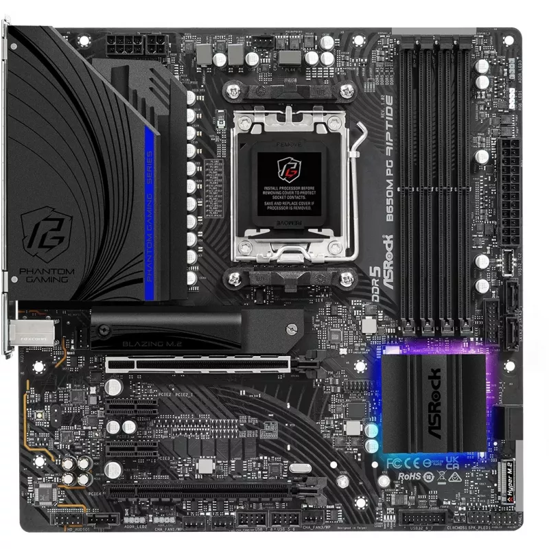 Motherboard ASRock B650M PG Riptide AMD B650 Socket AM5 micro ATX