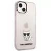 Karl Lagerfeld KLHCP14MCTRI Iphone 14 Plus / 15 Plus 6.7 Hardcase Pink / Pink Transparent Choupette Body