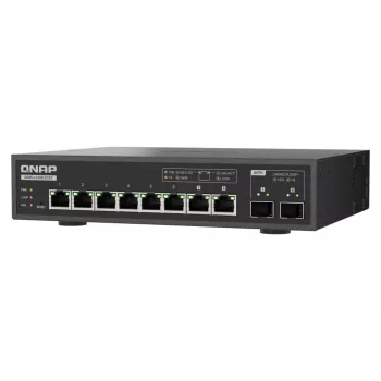 QNAP QSW-L3208-2C6T Netzwerk-Switch Managed L2 10G Ethernet (100/1000/10000) Desktop Schwarz