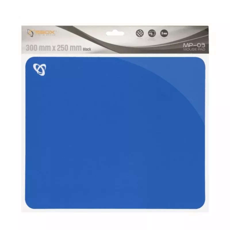 Sbox MP-03BL Gel-Mauspad Blau