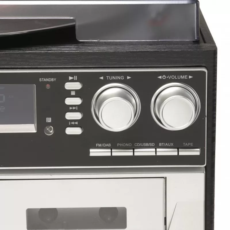 Inter Sales Denver MRD-166 - 6,9 kg - Schwarz - Grau - Persönlicher CD-Player