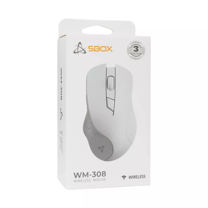 Maus SBOX WM-308 Weiß USB