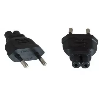 Microconnect PEEUC7AD Netzstecker-Adapter Typ M C7 Schwarz