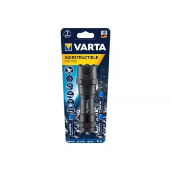 Handtaschenlampe Varta INDESTRUCTIBLE F10 PRO Schwarz 6W 300lm IP67
