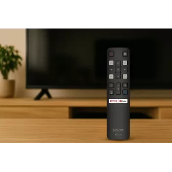 SAVIO RC-23 Universelle IR-Fernbedienung für TCL-Fernseher — 19 Tasten, 10 m Reichweite