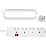 Netzteilstecker VISION Duckhead für Apple-Netzteile, passt auf C7-Geräteeingang, Schutzkontaktstecker EU CEE 7/7, weiß