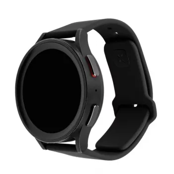 Ersatz-Silikonarmband FIXED FIXSST2-22MM-BK — 22 mm Schnellwechsel schwarz