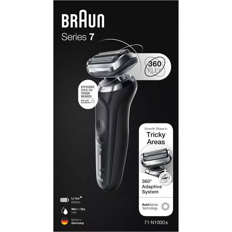 Braun Series 7 71-N1000s Folienrasierer Schwarz