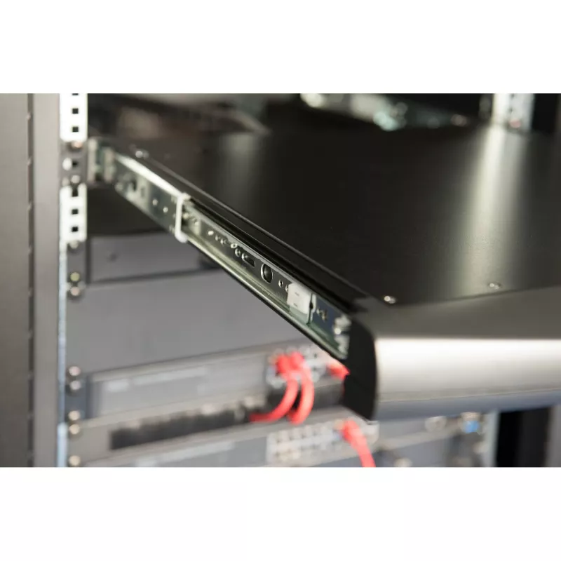 KVM-Konsole Digitus 19 Zoll HD LCD 16-Port VGA deutsche Tastatur