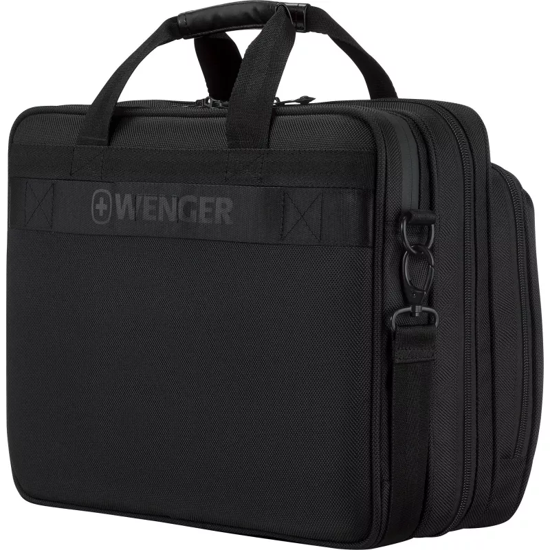 Laptop-Hülle Wenger Legacy Schwarz Series 16 Zoll – passend für bis zu 40,6 cm, schwarz