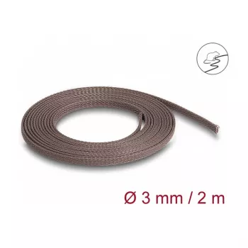 Kabelsleeve DeLOCK 20896 Braun Polyester 3mm