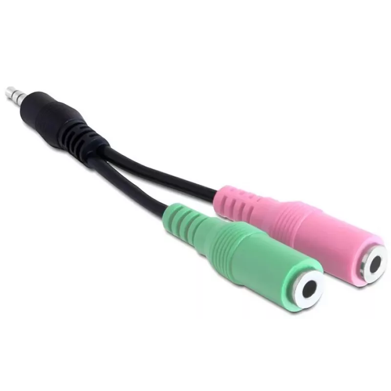 Delock Audio-Adapter - Stereo-Miniklinkenstecker männlich auf Stereo-Miniklinkenstecker weiblich