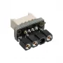aqua computer Adapter für RGBpx-Komponenten an 3-Pin RGB Connector (5VDG, 5V)