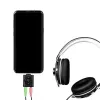 USB3.2 Audio-Adapter USB-C/Stecker auf 2x 3,5-mm-Buchse 7.1