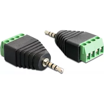 Kabel-Gender-Changer DeLOCK 65454 2,5 mm 4-polig Schwarz Grün