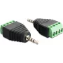 Kabel-Gender-Changer DeLOCK 65454 2,5 mm 4-polig Schwarz Grün