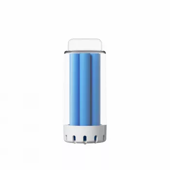 Ersatz-Reinigungspads für harte Böden für Ecovacs DEEBOT N30 PRO OMNI — 6er-Pack — blau/weiß
