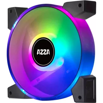 AZZA Hurricane II ARGB 120mm 4er-Pack Gehäuselüfter — 120 mm ARGB Gehäuselüfter, 4er-Pack