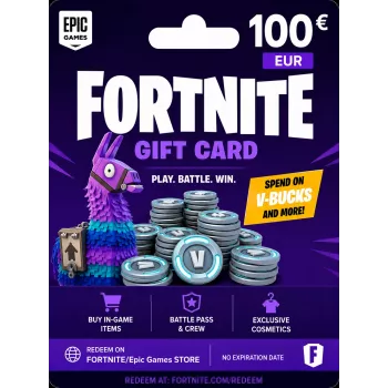 Fortnite Geschenkkarte 100 EUR - Epic Games digitaler Code