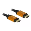 HDMI-Kabel DeLOCK 85729 2 m HDMI Typ A Standard Schwarz Gold