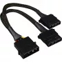 Sharkoon SATA Y-Stromadapter 4P Molex 0,15 m schwarz – Digital/Daten – Stromversorgung