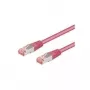 Netzwerkkabel Goobay 93339 Magenta 0,25 m Cat6