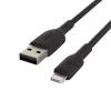 Belkin PVC USB-A auf Lightning 3m Schwarz
