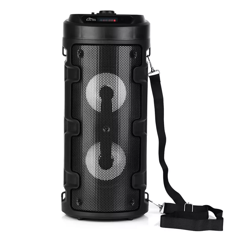 Media-tech Partybox Keg Bt - Kompakter Bluetooth Stereo-Lautsprecher mit FM-Radio, MP3-Player MT3165