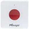 Kabelloser medizinischer Notrufknopf Milesight WS101915M, batteriebetrieben mit LiCoO2, 50×50×18 mm, weiß