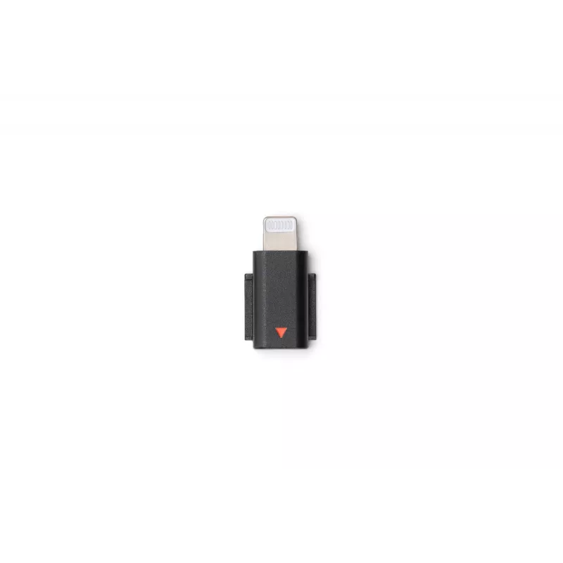 Audio-Adapter DJI Mic 3 Mobile Phone Adapter (Lightning) — Lightning-Anschluss, schwarz, für Apple-Mobilgeräte