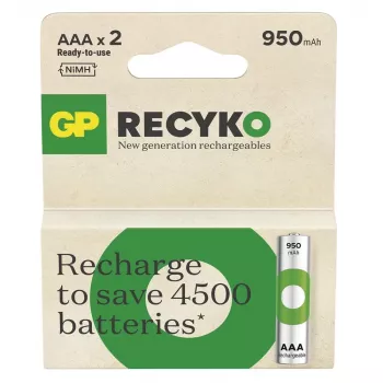 Batterien R03/AAA NI-MH 950mAh Blister 2 St.