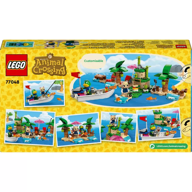 LEGO Konstruktionsspielzeug 77048 Animal Crossing Bootstour mit Kapitänsinsel