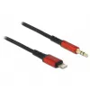 Audio-Kabel DeLOCK 86587 1,5 m 3,5 mm Lightning Schwarz