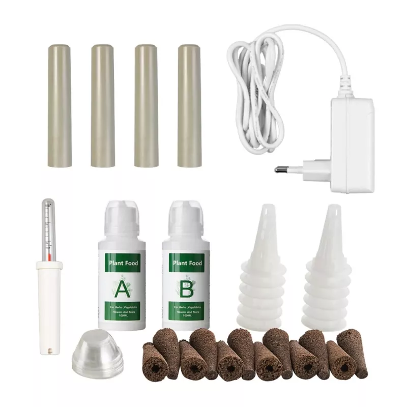 GreenBlue Intelligentes Indoor-Pflanzenanzuchtsystem, SMART-Topf, 4L Fassungsvermögen, für 12 Pflanzen, Vollspektrum-LEDs, GB133