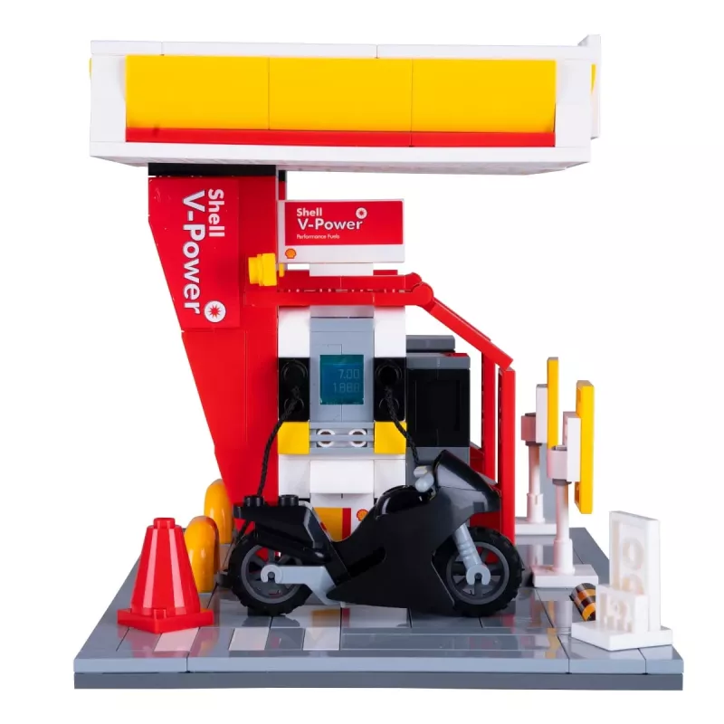 Tankstellenmodell Jamara CaDA Shell 402858 mit detailliertem Design