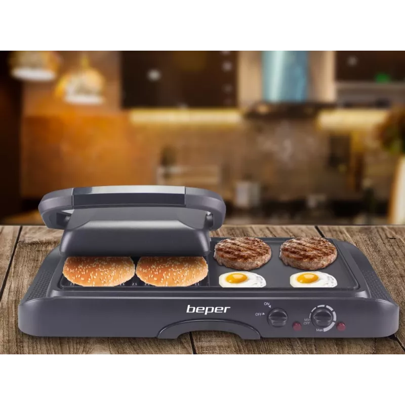 Toaster Beper P101TOS501 – elektrischer 2-Scheiben-Edelstahl-Toaster