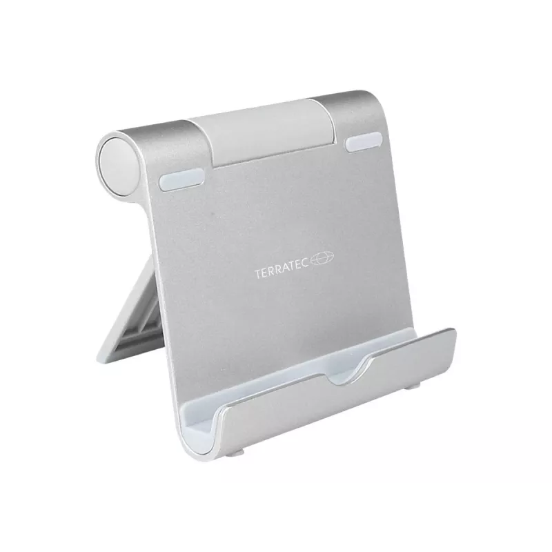 TERRATEC iTab S - Ständer für Mobiltelefon / Tablet - Aluminium - Silber - Tischständer (219727)
