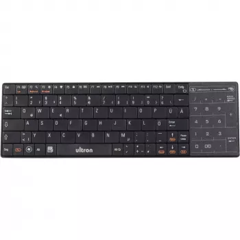 Tastatur Ultron UMT-BT Bluetooth QWERTZ German Schwarz