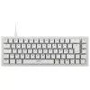 Mechanische TKL-Gaming-Tastatur XTRFY K5 RGB – tenkeyless, transparent/weiß
