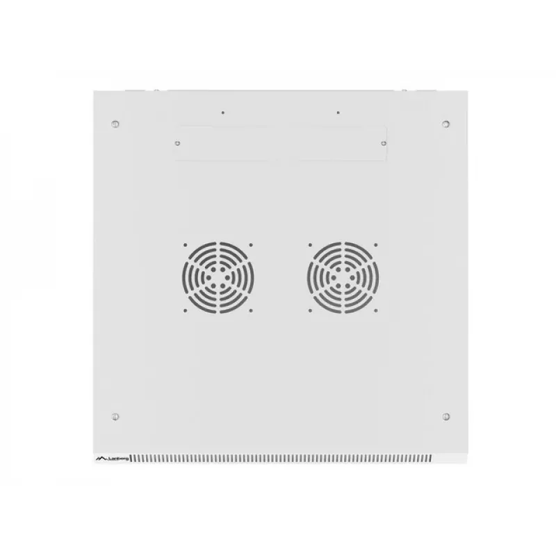 Lanberg wandmontierter Installationsschrank 19'' 27U 600x600 mm grau (Glastür)