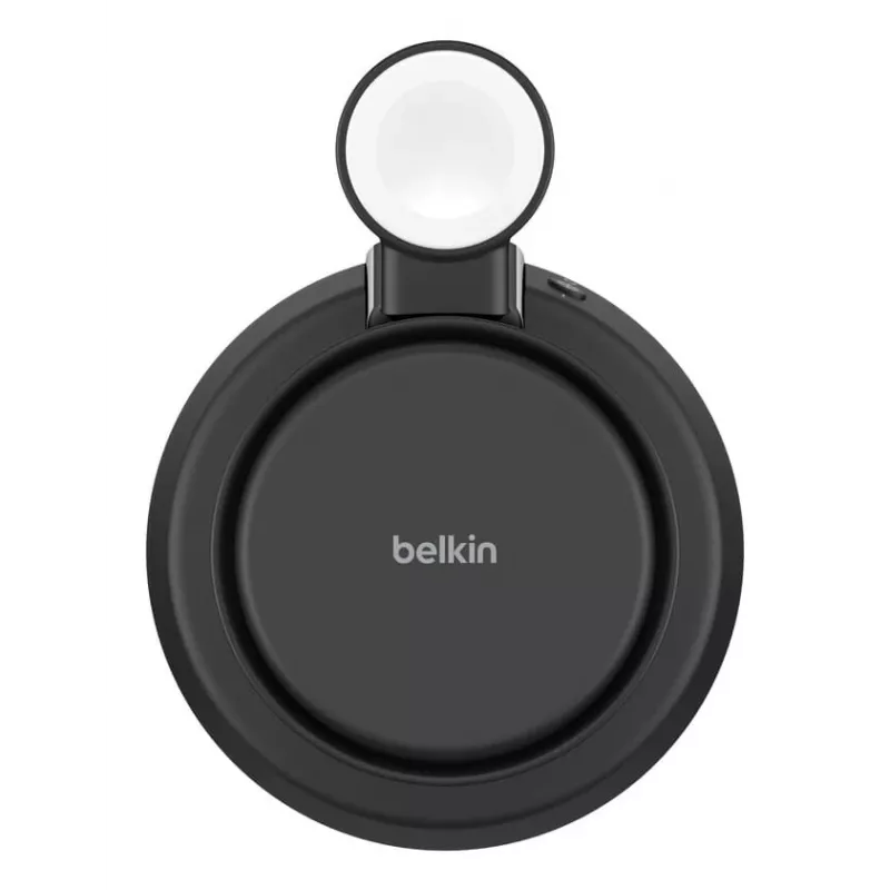 Indoor-Ladegerät Belkin UltraCharge Pro 25W Qi2 3-in-1 Magnetisches Ladegerät Charcoal