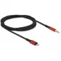 Audio-Kabel DeLOCK 86587 1,5 m 3,5 mm Lightning Schwarz