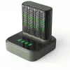 Batterieladegerät-Dockingstation GP M452 für NiMH Micro AAA, Mignon AA Akkus