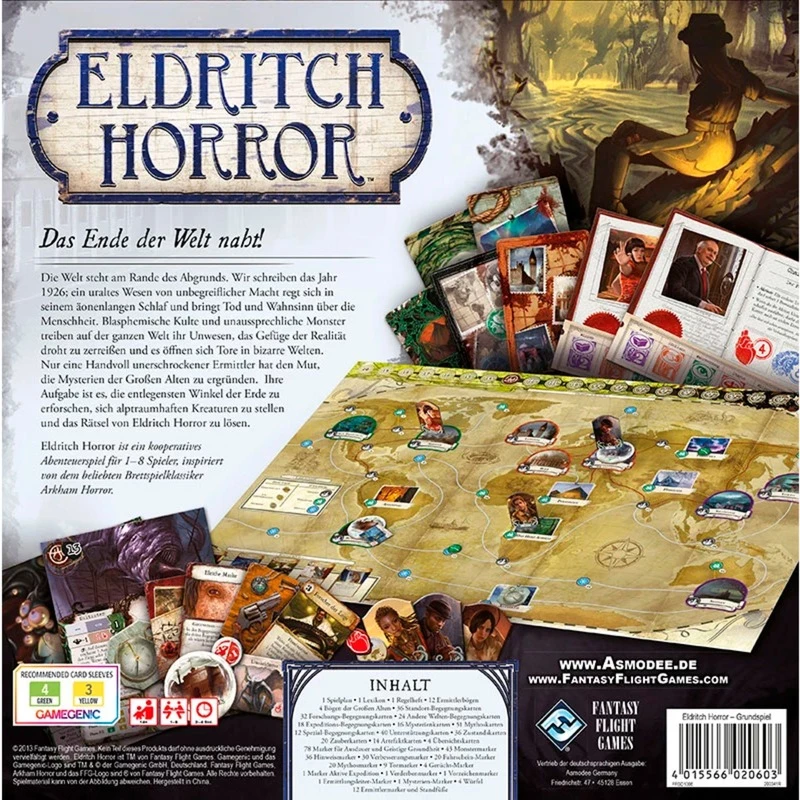 Eldritch Horror Grundspiel Familienspiel