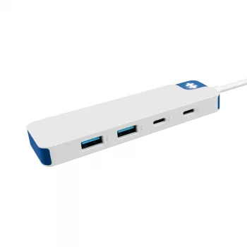 USB-C Hub HYPER HyperDrive Flex HD5200BUGL — 4 Anschlüsse, blau