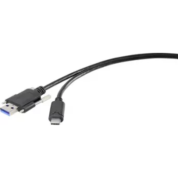 Renkforce RF-3386040 Kabeladapter USB 3.2 Typ A USB-C Schwarz (RF-3386040)