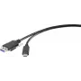 Renkforce RF-3386040 Kabeladapter USB 3.2 Typ A USB-C Schwarz (RF-3386040)